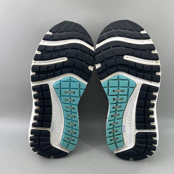 Brooks Ariel 20 Running Shoes Women Size 9.5 2E Black Blue Extra Wide Sneakers - Picture 7 of 9